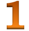 1 Number PNG Photo