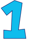 1 Number PNG Picture