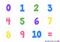 1 To 10 Numbers PNG Background