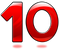 10 Number PNG Free Image