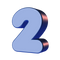 2 Number PNG Download Image