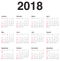 2018 Calendar PNG Image File