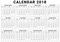 2018 Calendar Transparent Image