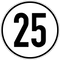 25 Number PNG