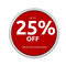 25% off Free Download PNG