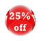 25 Off Transparent Free PNG