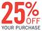 25 Off Transparent PNG