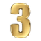 3 Number PNG Free Download