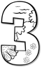 3 Number PNG Picture