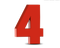 4 Number PNG Clipart