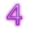 4 Number PNG File Download Free