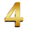 4 Number PNG HD Image