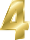 4 Number PNG High Quality Image