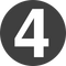 4 Number PNG Images