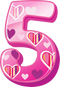 5 Number PNG Image