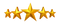 5 Star Rating PNG Image