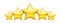 5 Star Rating PNG