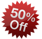 50% off Transparent