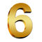 6 Number PNG Download Image