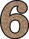 6 Number PNG Free Download