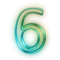 6 Number PNG Free Image