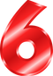 6 Number PNG Images