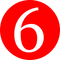 6 Number PNG