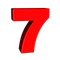 7 Number PNG Clipart