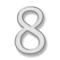 8 Number PNG Image File