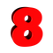 8 Number PNG Photo