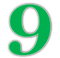 9 Letter PNG Image File