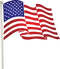 America Flag PNG Pic