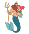 Ariel King Triton PNG