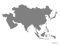 Asia Map Transparent