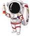 Astronaut Vector PNG Clipart