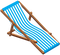 Beach Chaise Longue PNG Free Download