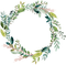 Beautiful Flower Wreath PNG Pic