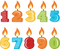 BirtHDay Candles PNG File