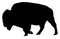 Bison Silhouette PNG