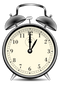 Black Alarm Clock PNG Picture