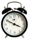 Black Alarm Clock PNG