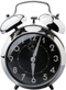 Black Alarm Clock Transparent