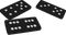 Black Dominoes Game PNG Image