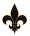 Black Fleur De Lis PNG Picture