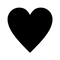 Black Heart Symbol PNG Free Download