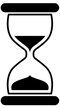 Black Hourglass PNG Free Download