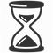 Black Hourglass PNG Free Image