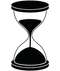 Black Hourglass PNG HD Image