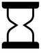 Black Hourglass PNG Picture