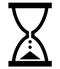 Black Hourglass PNG